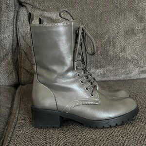 Dream Pairs Gray Combat Boots